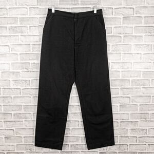 vtg Yohji Yamamoto Relaxed leg Chino Pants in Black Cotton sz M made in France